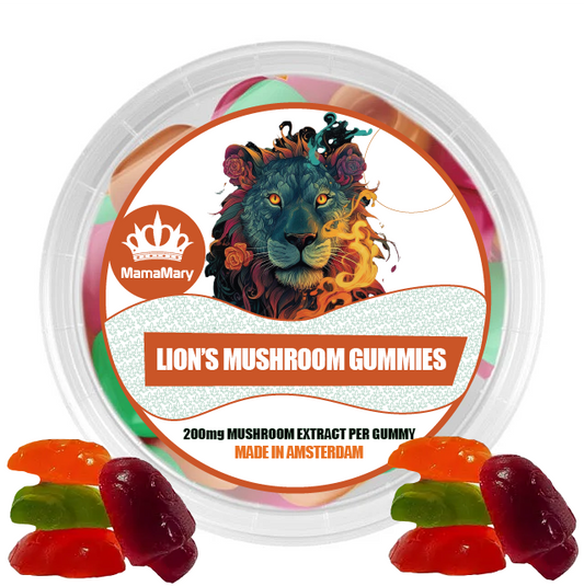 Mushroom Edibles Gummies MamaMary - Lion's mane functional mushrooms 