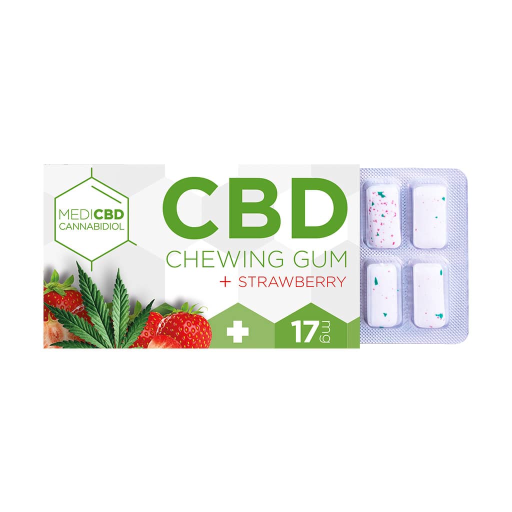 Gomma da masticare MediCBD Strawberry CBD (17mg CBD)